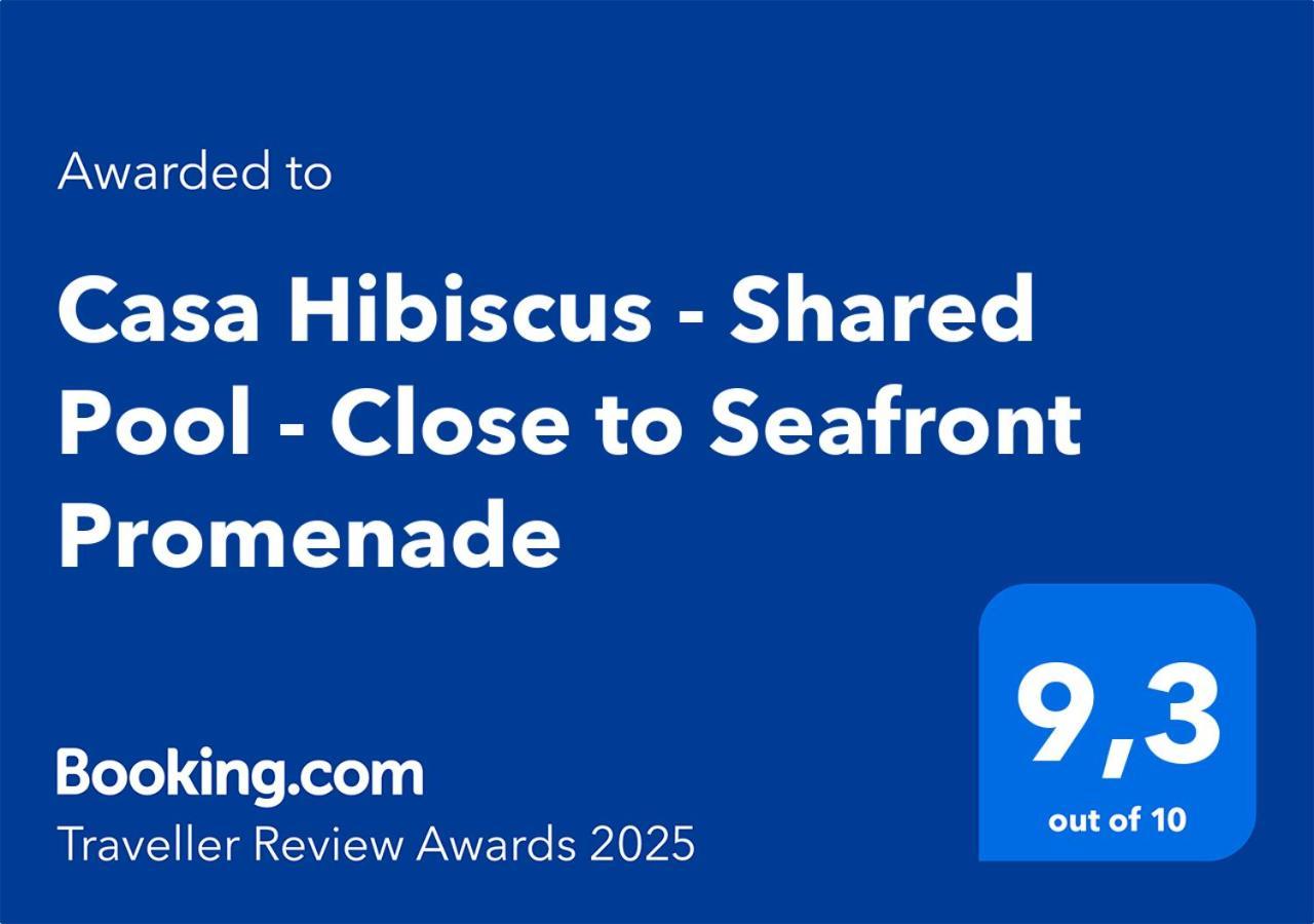 Casa Hibiscus - Shared Pool - Close To Seafront Promenade Punta Mujeres Ngoại thất bức ảnh